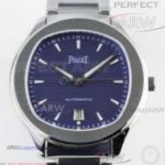 Perfect Replica Piaget Polo S Blue Dial Stainless Steel Case 42mm Watch